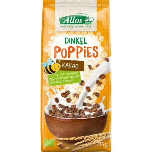 Bio Dinkel-Kakao-Poppies -Würze Verkaufsgeschäft allos bio dinkel kakao poppies 0 275kg 398eae4cd2f9f564765ba238a6a2e3a85ddcbbc4