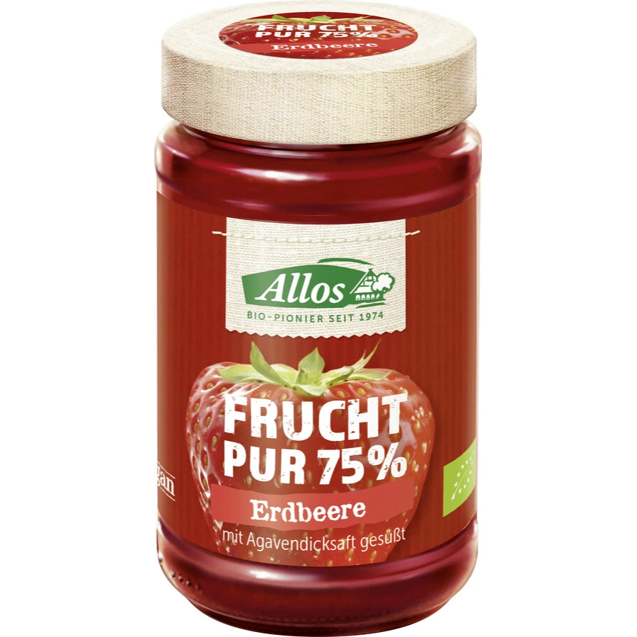 Bio Frucht Pur 75% Erdbeere 1 Bio Frucht Pur 75% Erdbeere