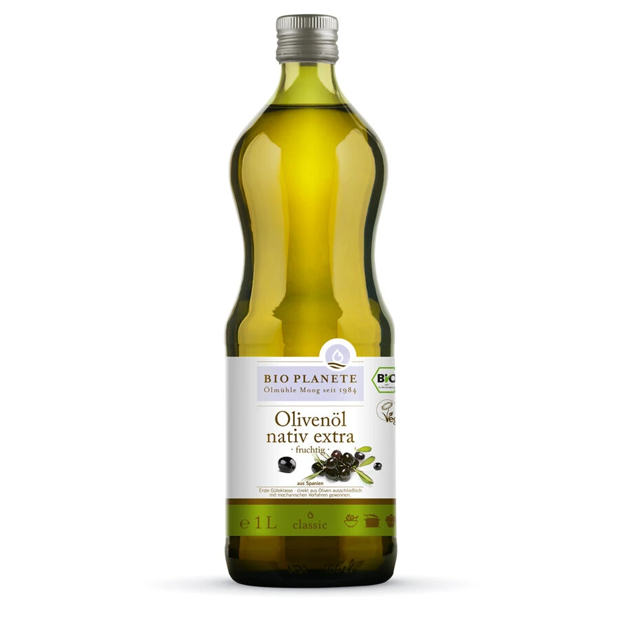 Bio Olivenöl, Nativ Extra, Fruchtig 1 Bio Olivenöl, Nativ Extra, Fruchtig