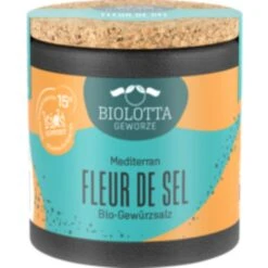 Bio Gewürzsalz Fleur De Sel Mediterran