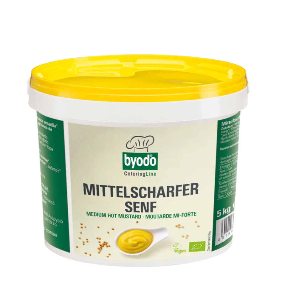 Bio Mittelscharfer Senf, Vorratsgröße 5 Kg 1 Bio Mittelscharfer Senf, Vorratsgröße 5 Kg
