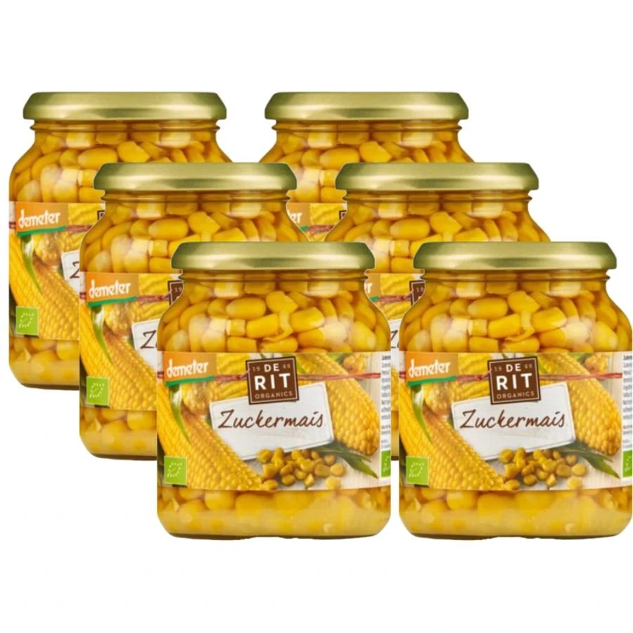 Bio Zuckermais Demeter, Ganzer Karton 6 Stück 1 Bio Zuckermais Demeter, Ganzer Karton 6 Stück