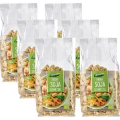 Bio Grobe Soja-Schnetzel, Ganzer Karton 6 Stück