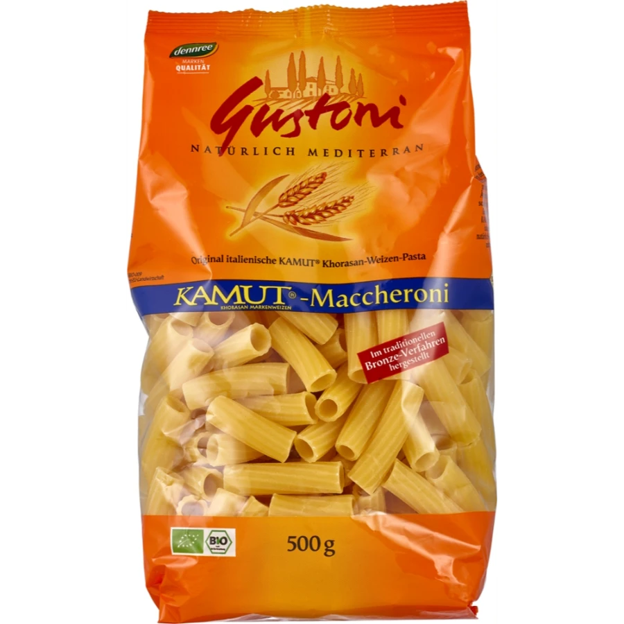 Bio Kamut®-Maccheroni, Bronze 1 Bio Kamut®-Maccheroni, Bronze