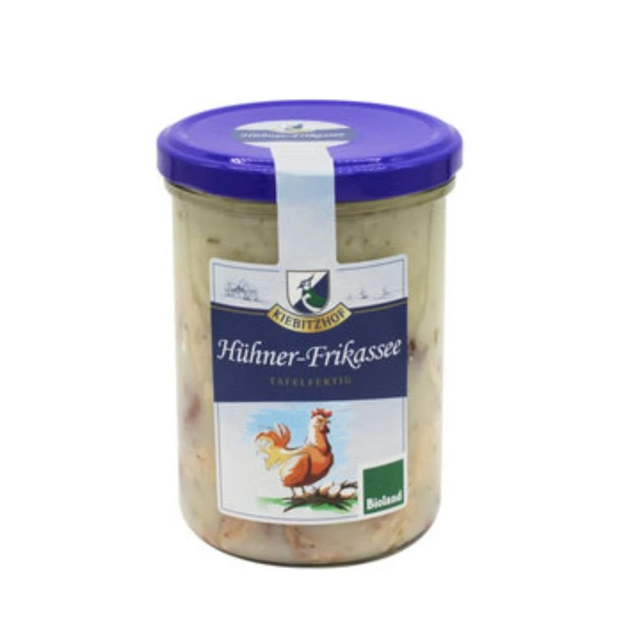 Bio Hühnerfrikassee 1 Bio Hühnerfrikassee