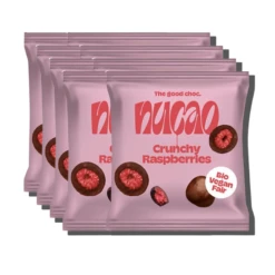 Bio Crunchy Raspberries Fruits, Ganzer Karton 8 Stück