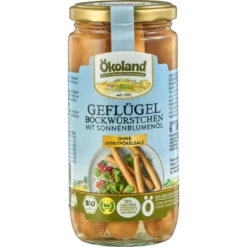 Bio Geflügel-Bockwürstchen, 6 Stück