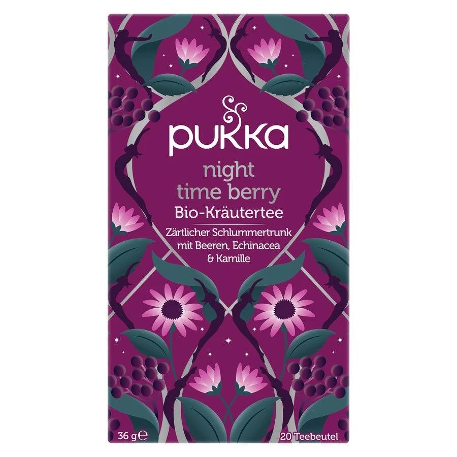 Pukka Bio Kräutertee Night Time Berry, Beutel 1 Pukka Bio Kräutertee Night Time Berry, Beutel
