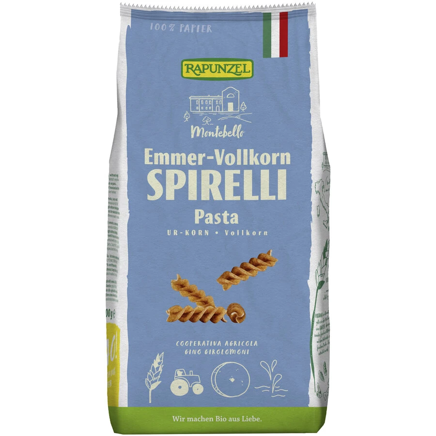 Bio Emmer-Spirelli Vollkorn 1 Bio Emmer-Spirelli Vollkorn