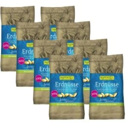 Bio Erdnüsse Geröstet Und Gesalzen, Ganzer Karton 8 Stück