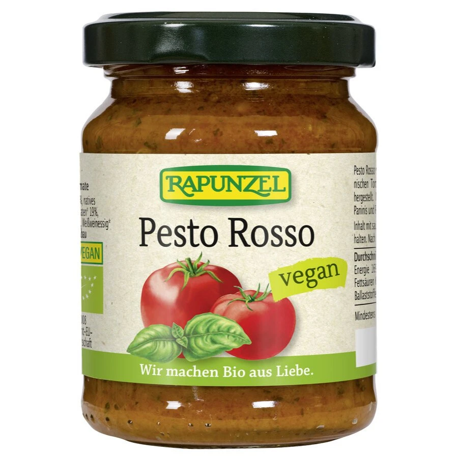 Bio Pesto Rosso, Vegan 1 Bio Pesto Rosso, Vegan