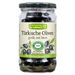 Bio Türkische Schwarze Oliven, Mit Stein