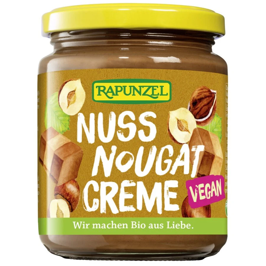 Bio Vegane Nuss-Nougat-Creme 1 Bio Vegane Nuss-Nougat-Creme