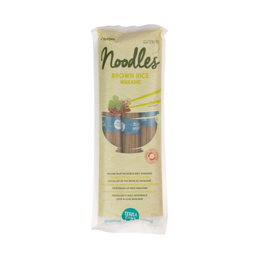 Bio Nudeln Aus Braunem Reis Mit Wakame 1 Bio Nudeln Aus Braunem Reis Mit Wakame