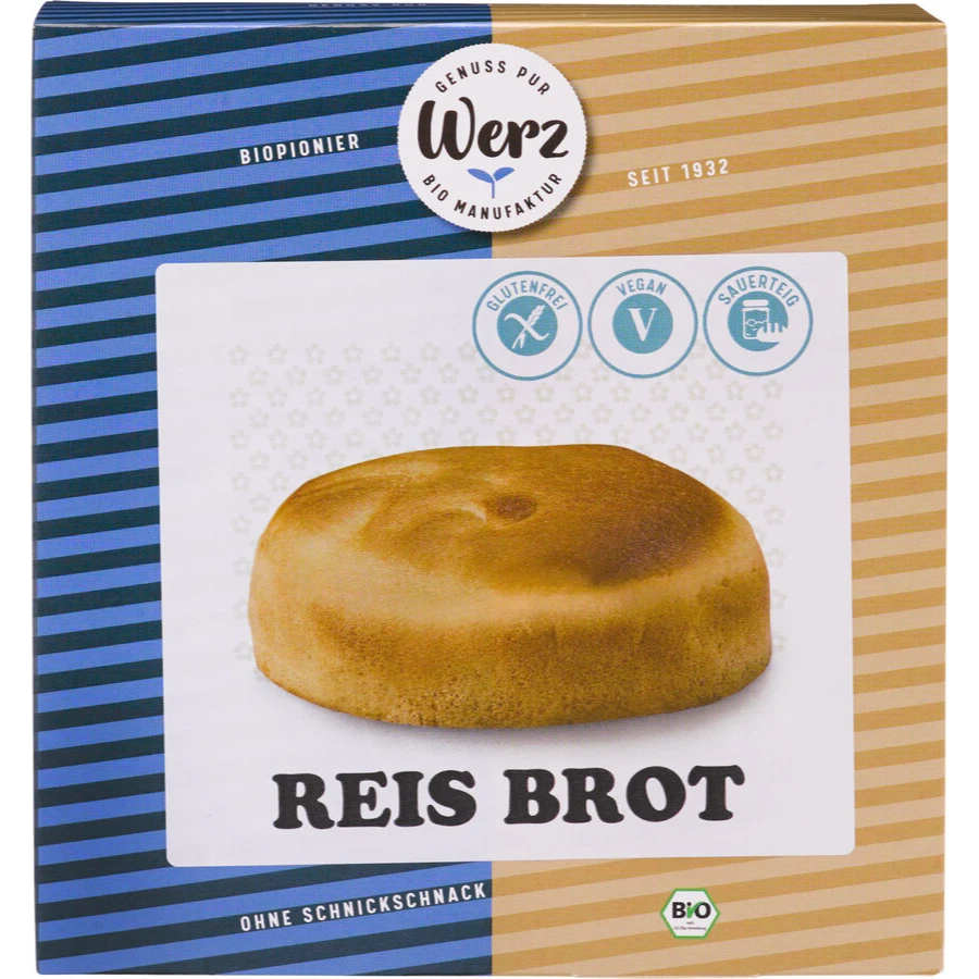 Bio Reis-Brot Glutenfrei 1 Bio Reis-Brot Glutenfrei