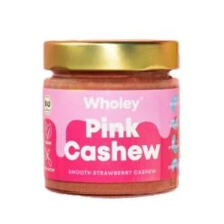 Bio Pinke Cashewbutter Pink Candy Mit Erdbeere