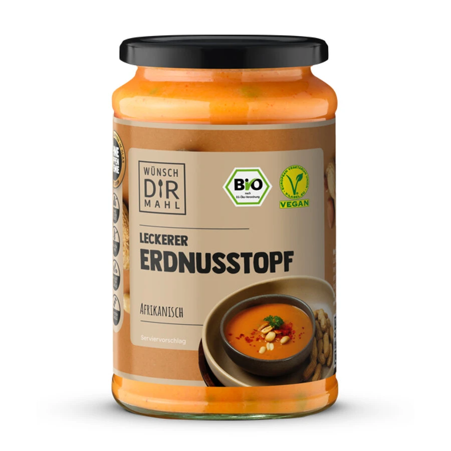 Bio Afrikanischer Erdnusstopf 1 Bio Afrikanischer Erdnusstopf