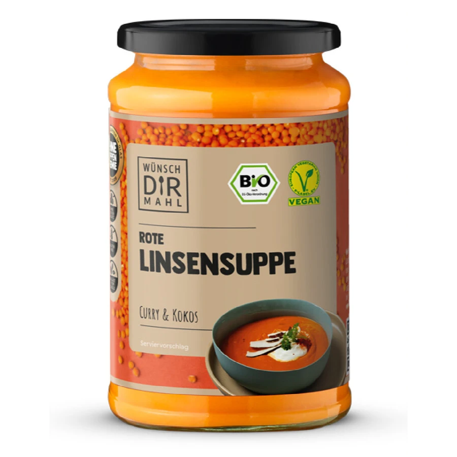 Bio Rote Linsensuppe Mit Curry Und Kokos 1 Bio Rote Linsensuppe Mit Curry Und Kokos